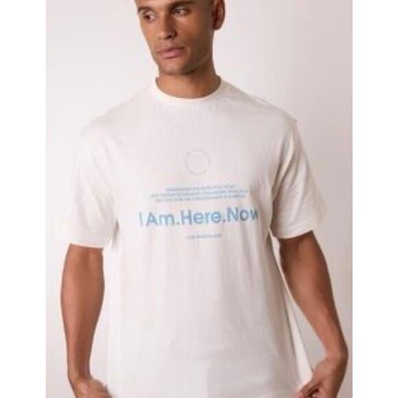 Active After Coffee "I Am.Her.Now" crewneck t-shirt.  Size M ( UNISEX) - Picture 1 of 2